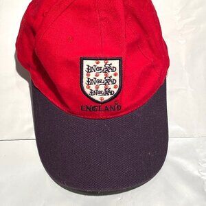 New Navy and Red England Cap